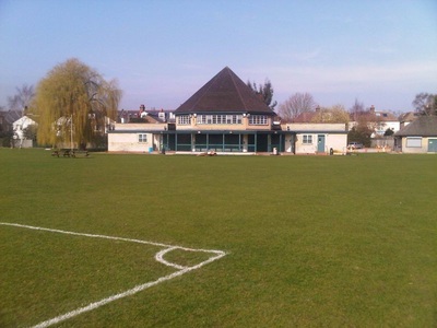 The pitches at Dulwich Sports Ground London