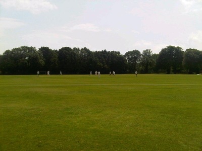 Lovely day for cricket at Dulwich Sports Ground London