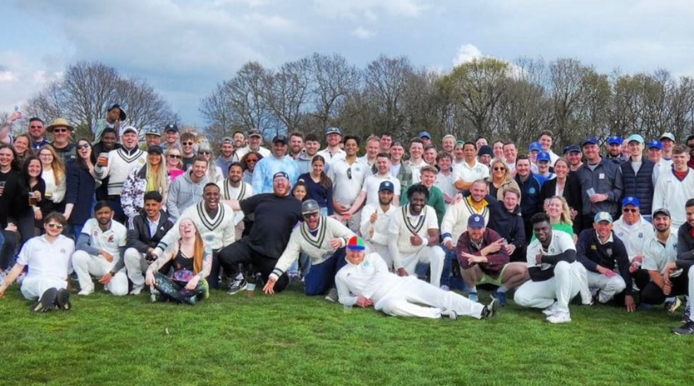 Corporate cricket day in South London